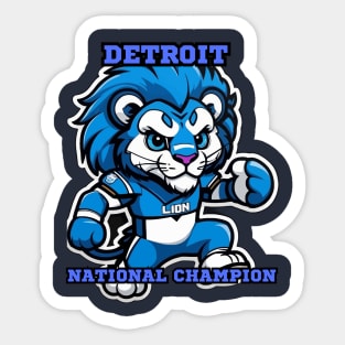 Detroit Lions Sticker